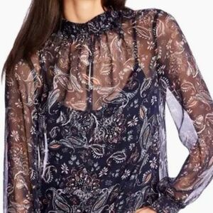 Nordstrom brand, 1 State.  Blouse and Cami. NWOT. Size Large